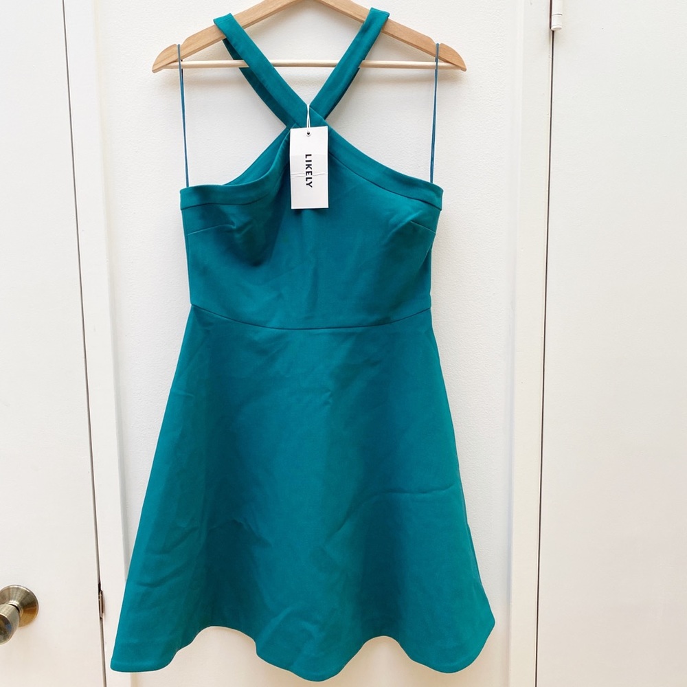 LIKELY Halter Mini Dress